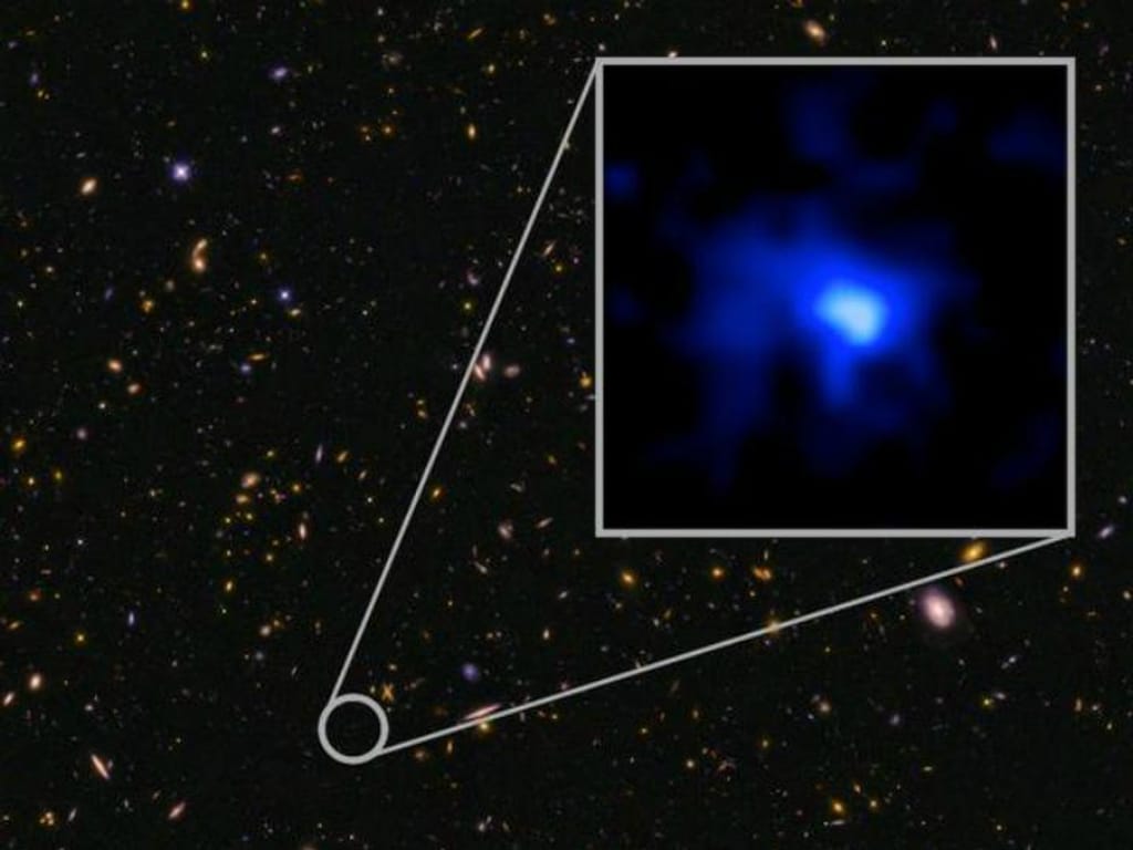 Nova galáxia bate o recorde de distância [Foto:NASA]