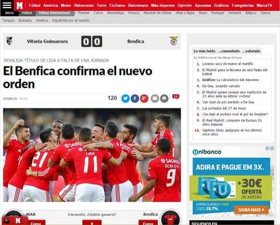 O 34.º título do Benfica visto pelo Mundo - TVI
