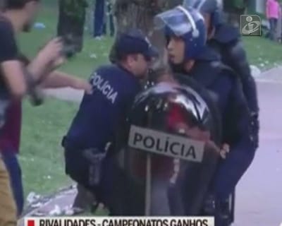 Sindicato quer alterar acusação de PSP que agrediu adeptos em Guimarães - TVI