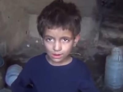 Menino sírio revela que come "erva" para matar a fome - TVI