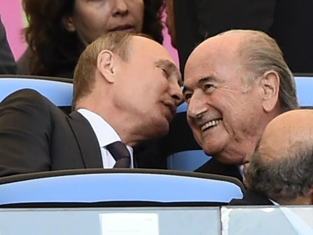 Putin e Blatter (Reuters)