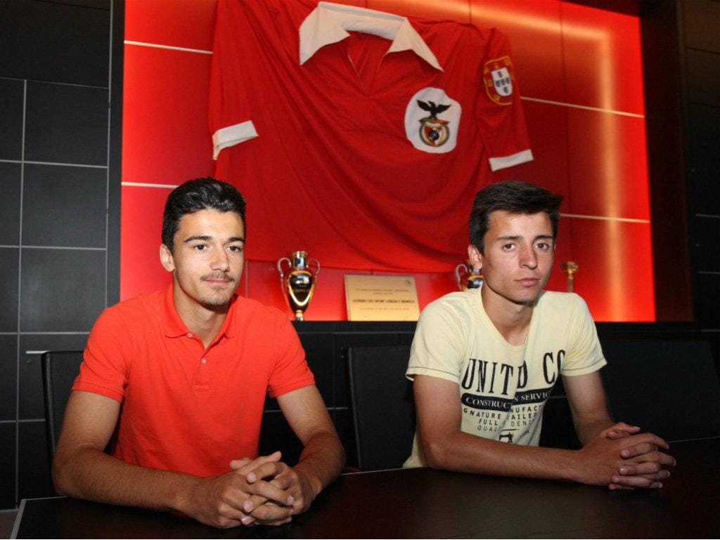 Fábio Novo e João Escoval (Foto: Benfica)