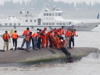 China: número de mortos em naufrágio sobe para 103 - TVI
