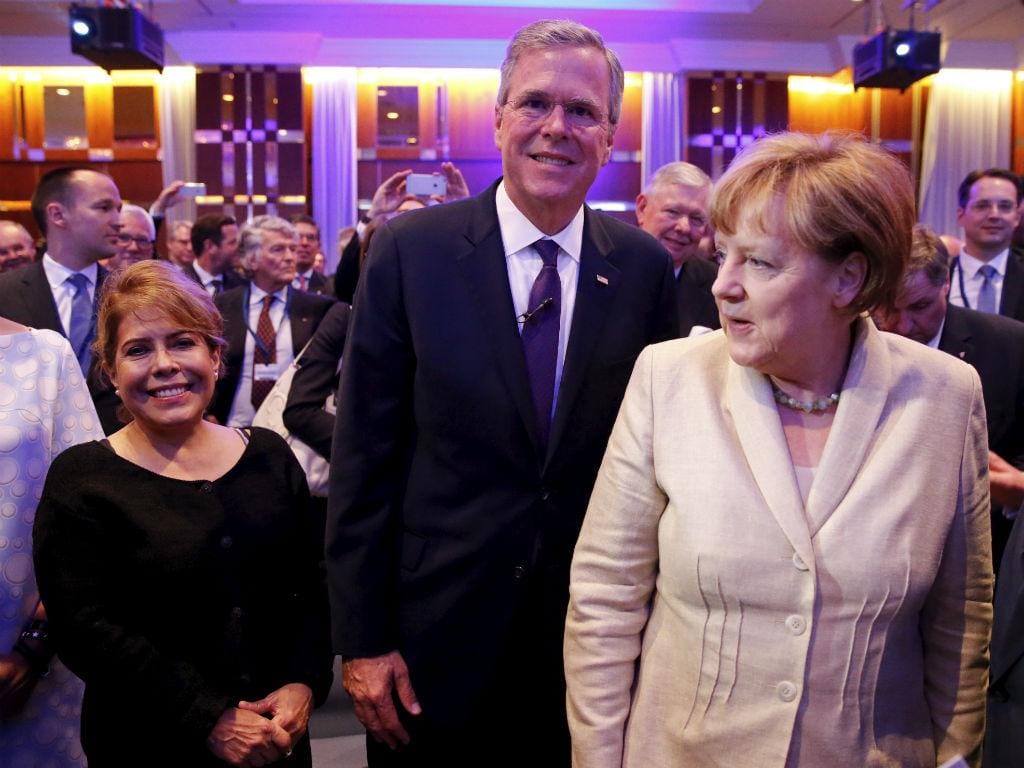 Jeb Bush em Berlim (Fabrizio Bensch/Reuters)