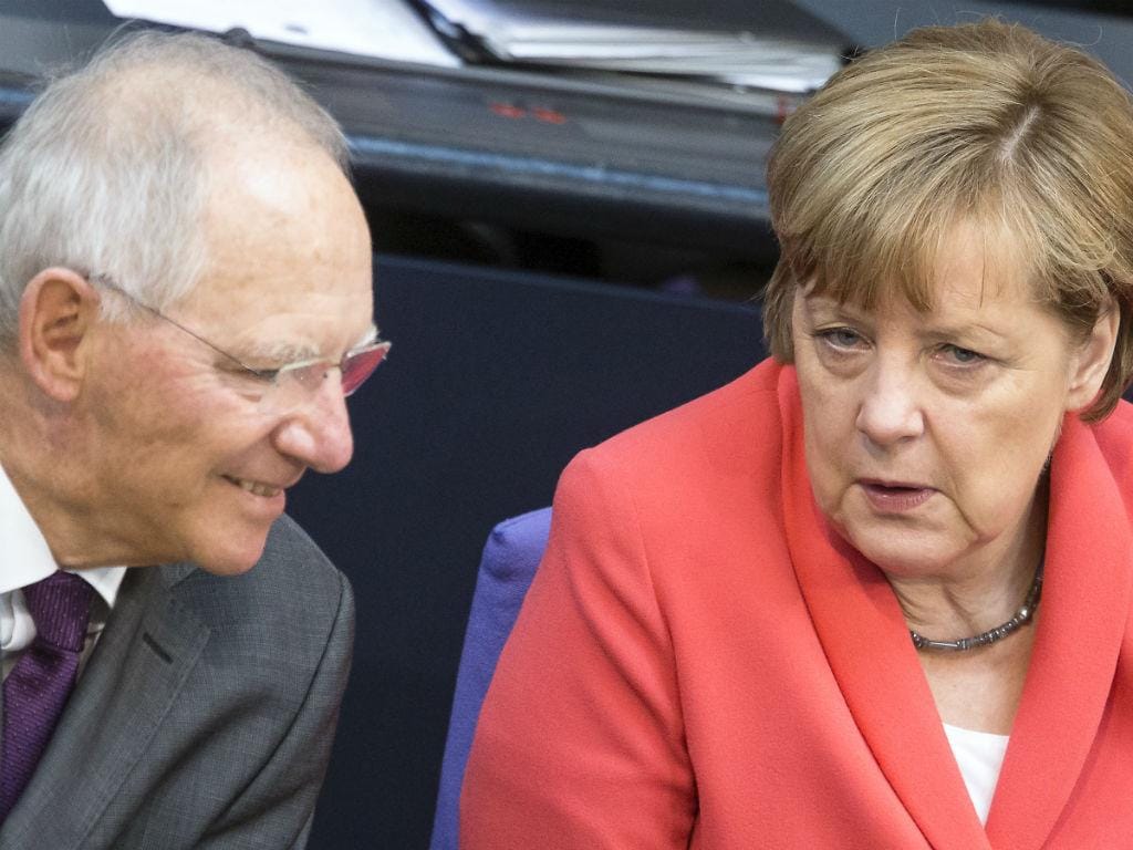 Merkel e Schauble