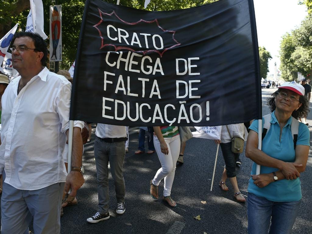 Professores manifestam-se nas ruas de Lisboa [Lusa]