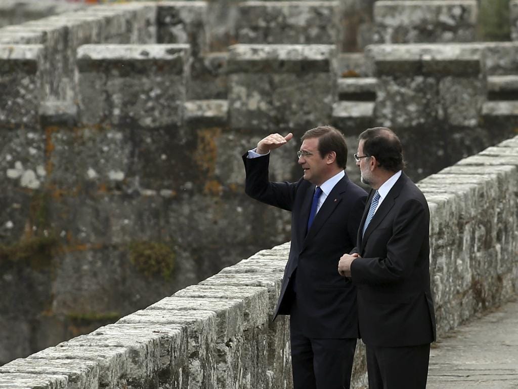 Passos e Rajoy na Cimeira Ibérica [Lusa]