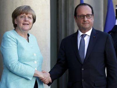 Merkel e Hollande: "Portas estão abertas à negociação" - TVI