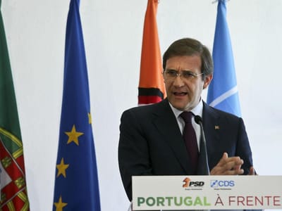 "Não desiludimos os portugueses", constata Passos Coelho - TVI