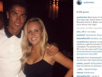 Ronaldo encontra telemóvel, devolve-o e convida a dona para jantar - TVI