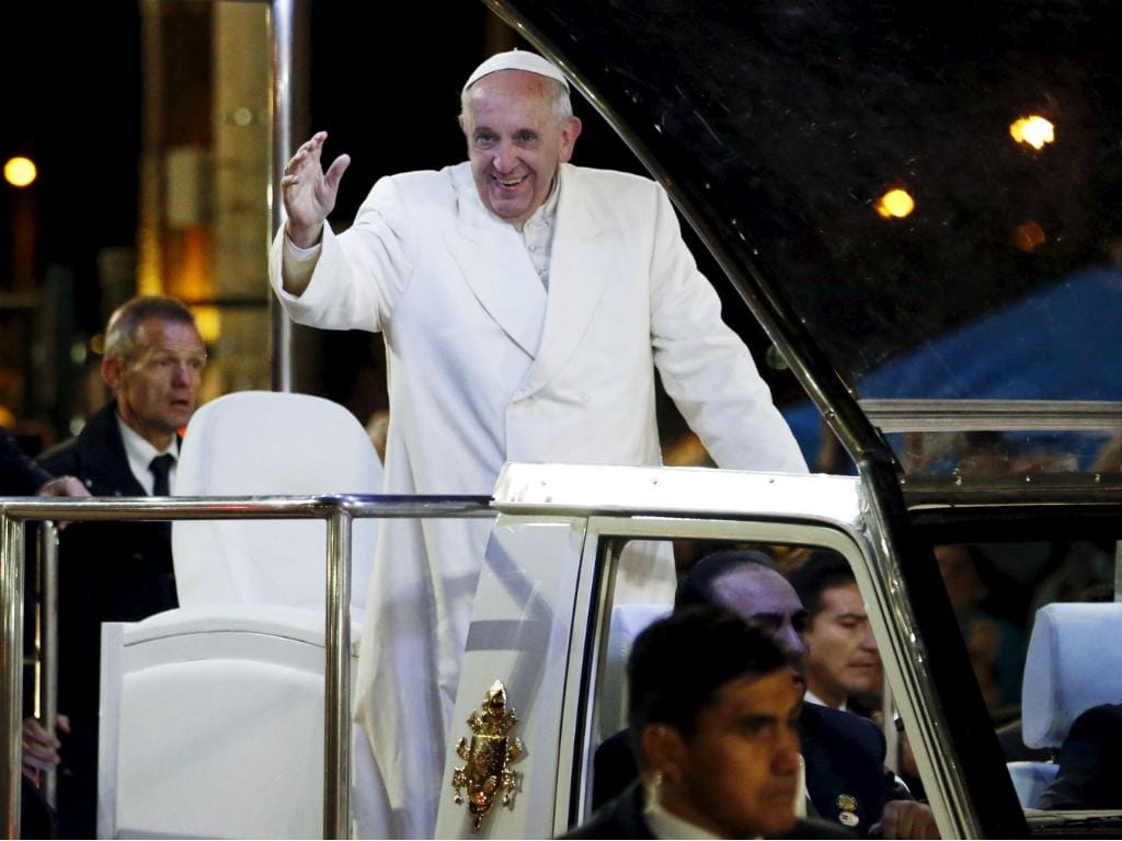 Papa Francisco na Bolívia [Reuters]