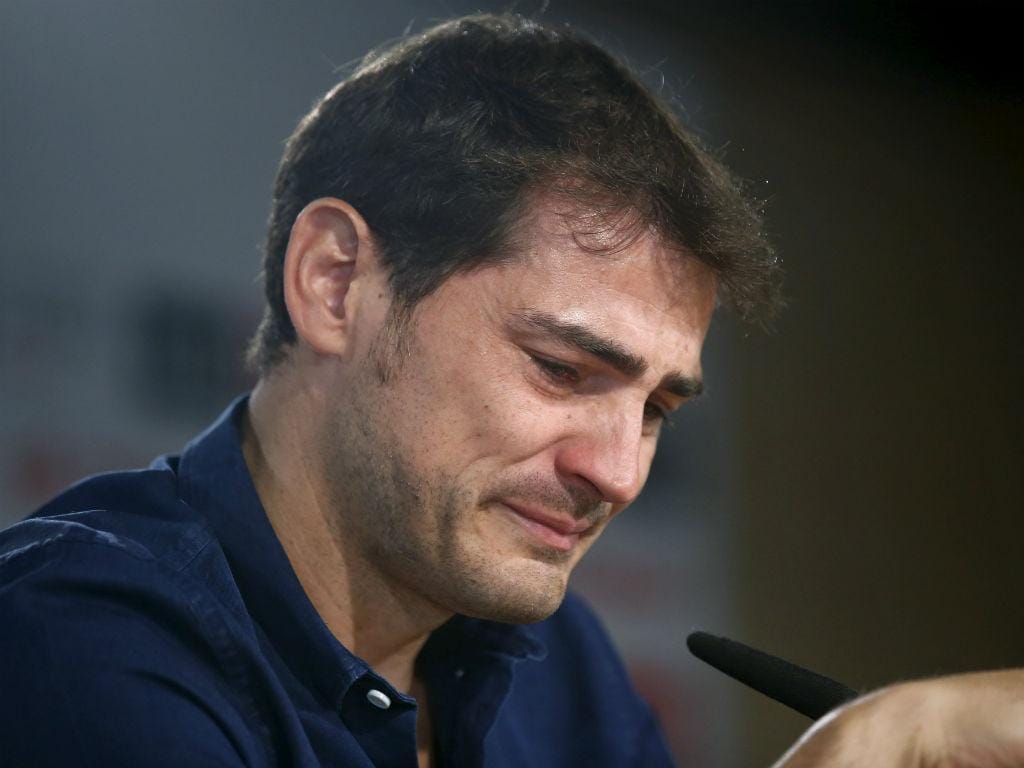 Casillas no adeus ao Real Madrid
