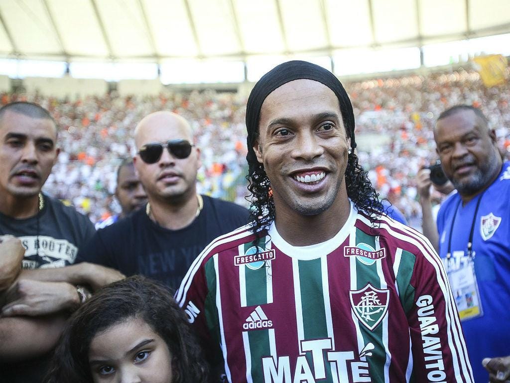 Ronaldinho apresentado no Fluminense