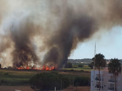 Incêndio em Vilamoura assusta turistas - TVI