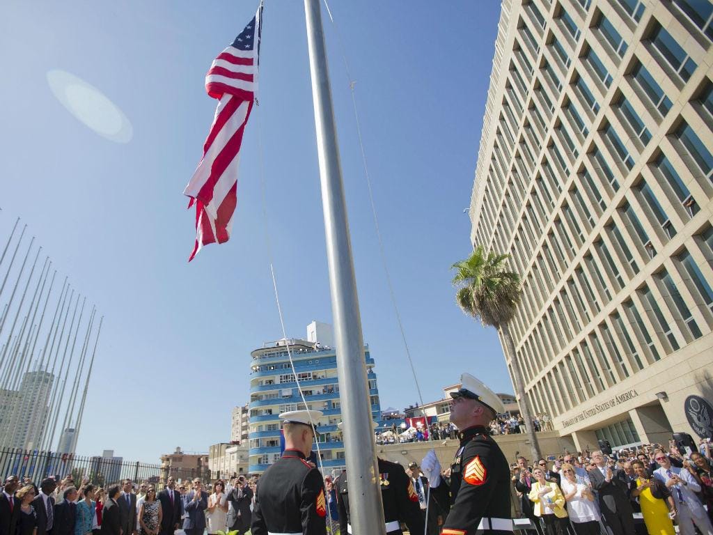 Estados Unidos reabriram embaixada em Havana [Foto: Reuters]