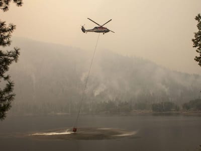 Substituído o helicóptero de combate a incêndios onde "aterrou" um paraquedista - TVI