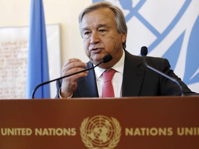 António Guterres escolhido para secretário-geral da ONU - TVI