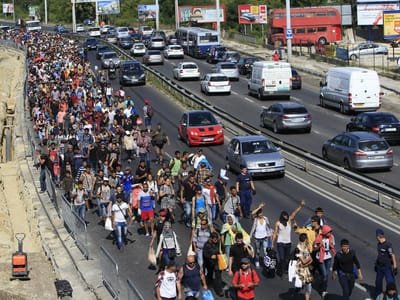 Hungria bloqueia passagem de refugiados na fronteira com a Sérvia - TVI