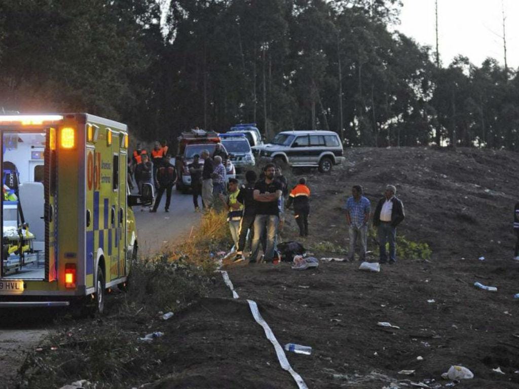 Seis mortos em acidente no Rali da Corunha