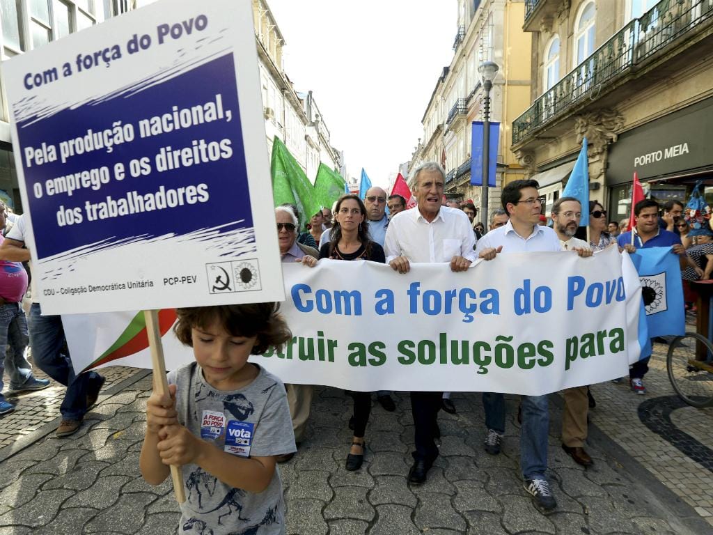 CDU em campanha no Porto (Estela Silva/Lusa)
