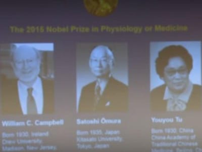 Prémio Nobel da Medicina para William C. Campbell, Satoshi Ōmura e Youyou Tu - TVI