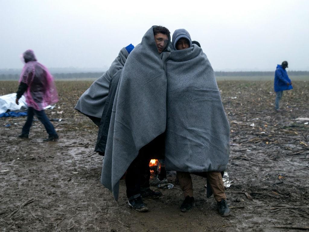 O inverno dos refugiados