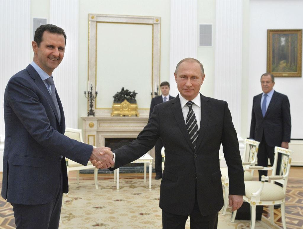 Bashar al-Assad e Vladimir Putin [Foto: Reuters]