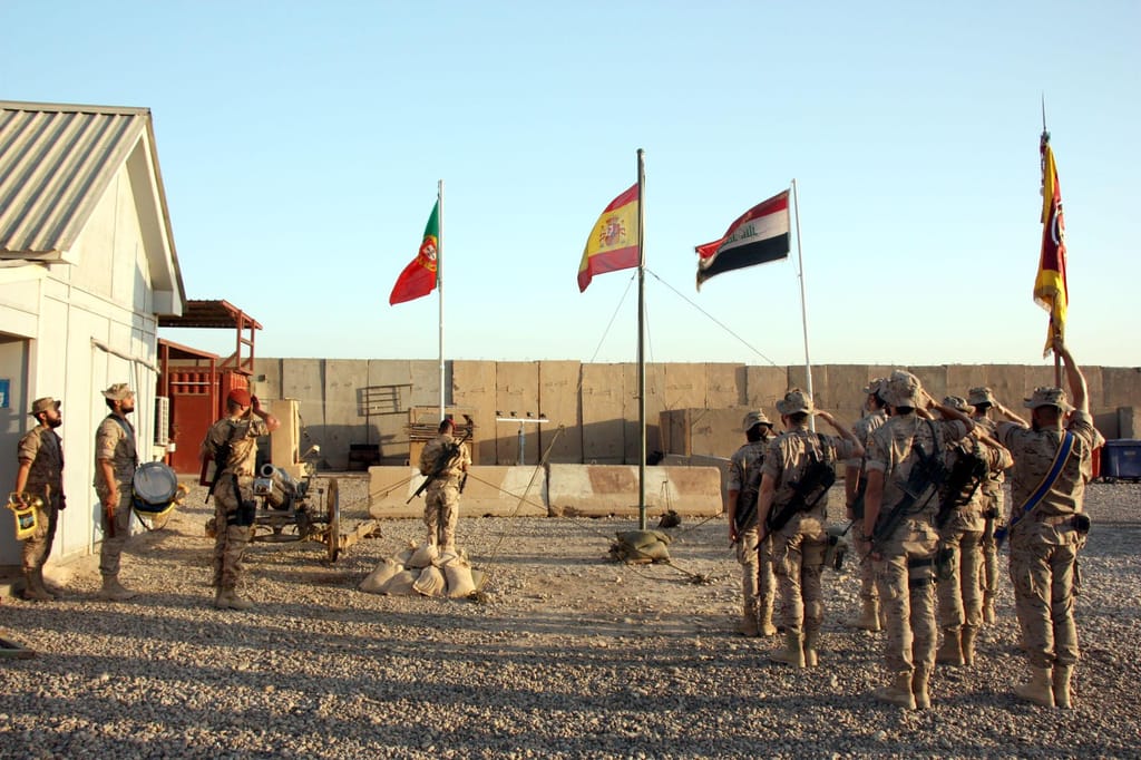Operações  dos militares portugueses no Iraque (Foto: Sérgio Furtado)