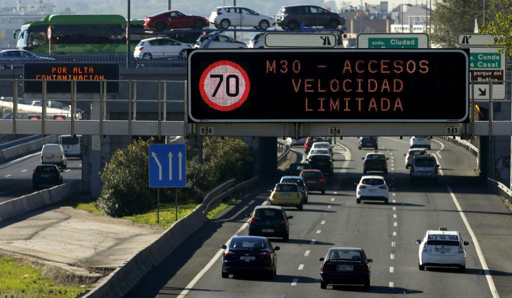 Medidas de combate à poluição em Madrid [Foto: Reuters]