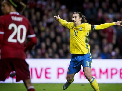 VÍDEO: Ibrahimovic faz das dele no treino da Suécia - TVI