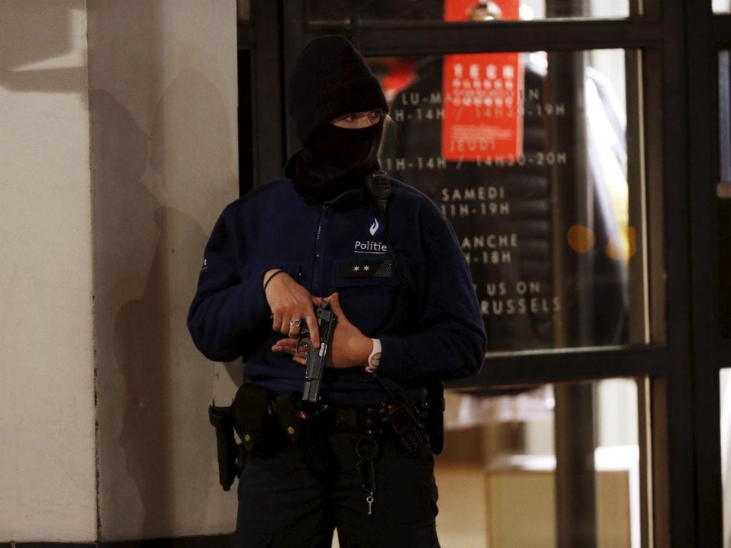 Operações policiais na Bélgica (REUTERS)