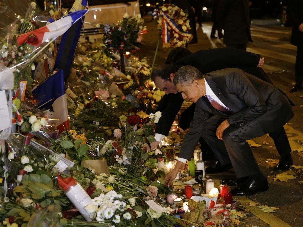 Homenagem de Obama a vítimas do Bataclan [REUTERS]
