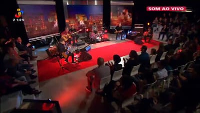 Xutos & Pontapés ao vivo no Jornal das 8 - TVI