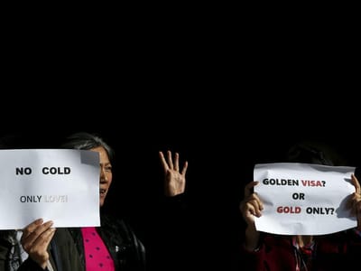 Lisboa: chineses manifestaram-se pela falta de resposta nos vistos Gold - TVI