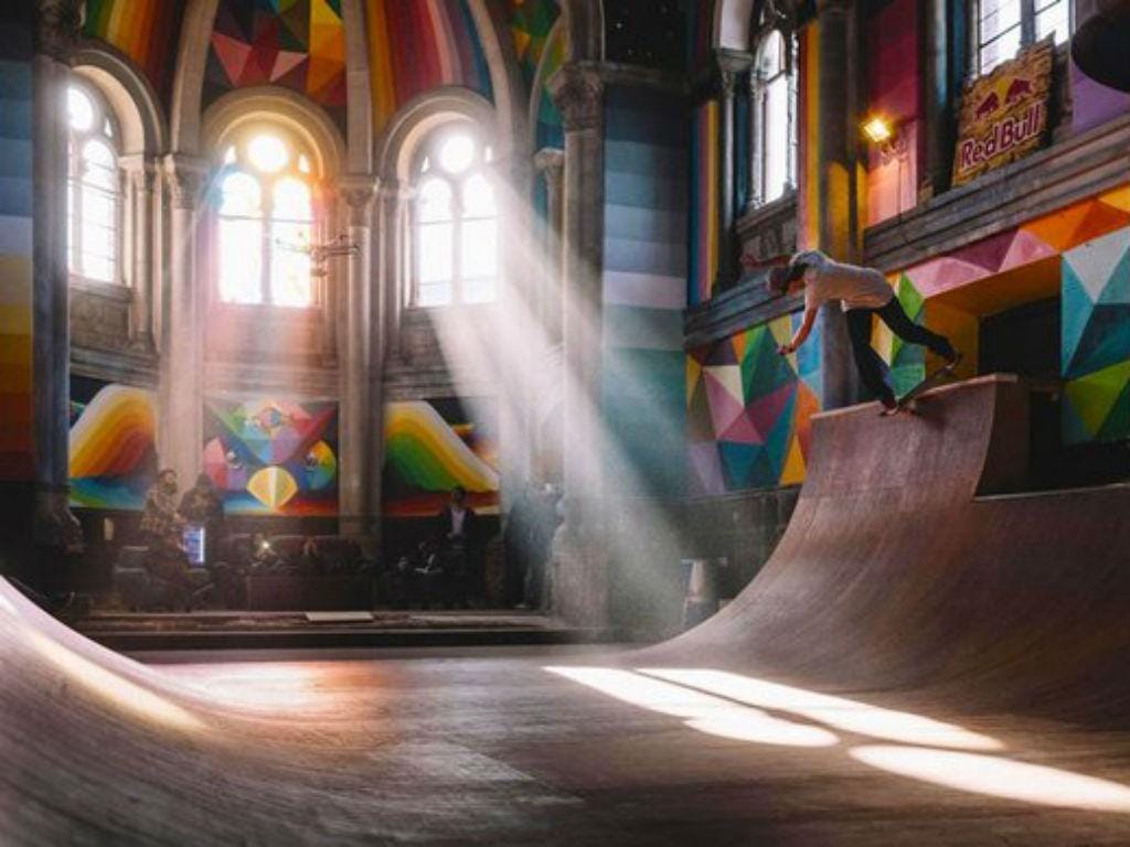 Igreja torna-se templo de skaters