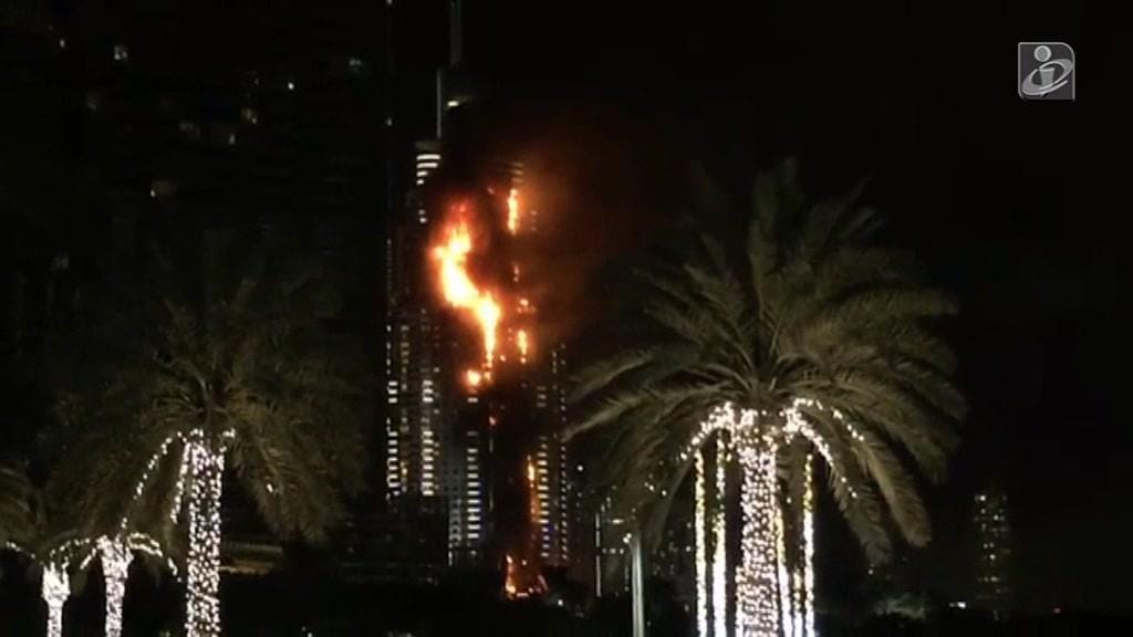 Dubai: incêndio no hotel Adress Downtown