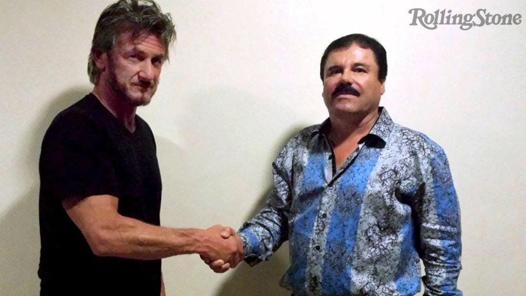 Sean Penn com "El Chapo"