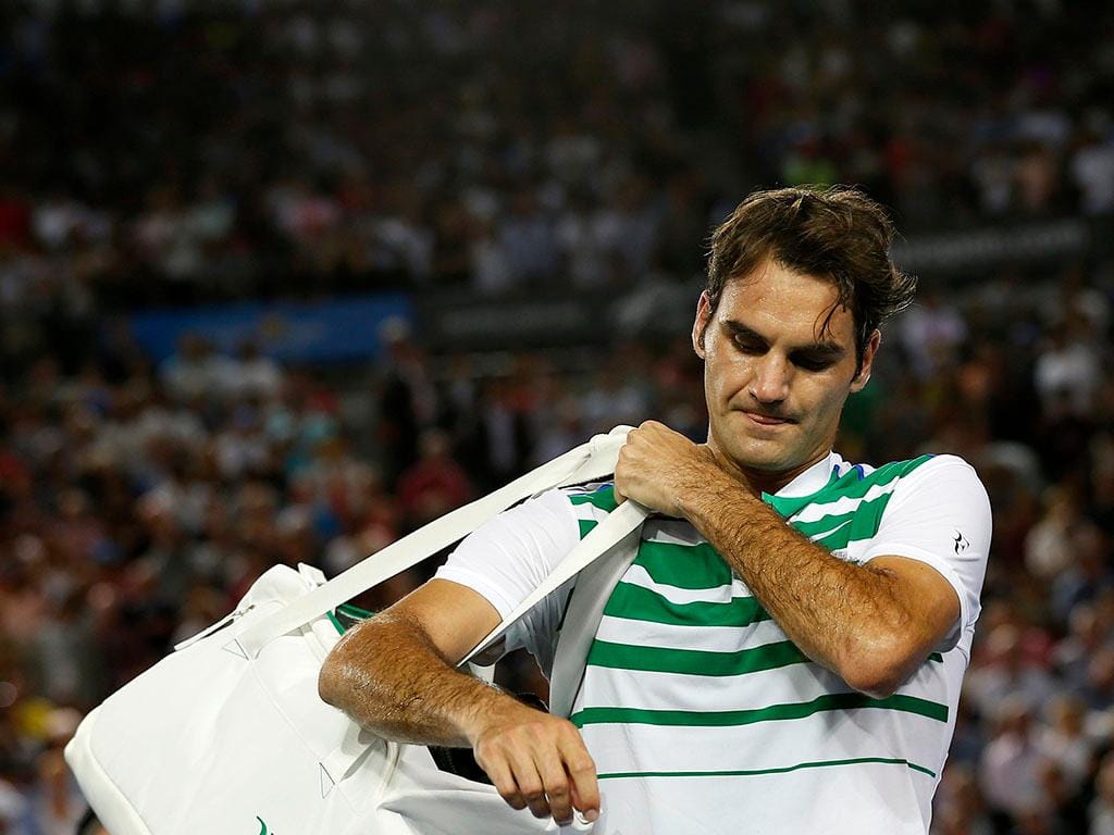 Roger Federer no Open da Austrália (REUTERS)
