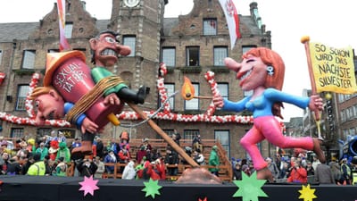 Houve de tudo no Carnaval da Alemanha, até temporal - TVI