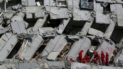 Número de mortos em Taiwan após sismo sobe para 89 - TVI
