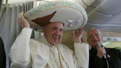 Papa repreende fiéis no México - TVI
