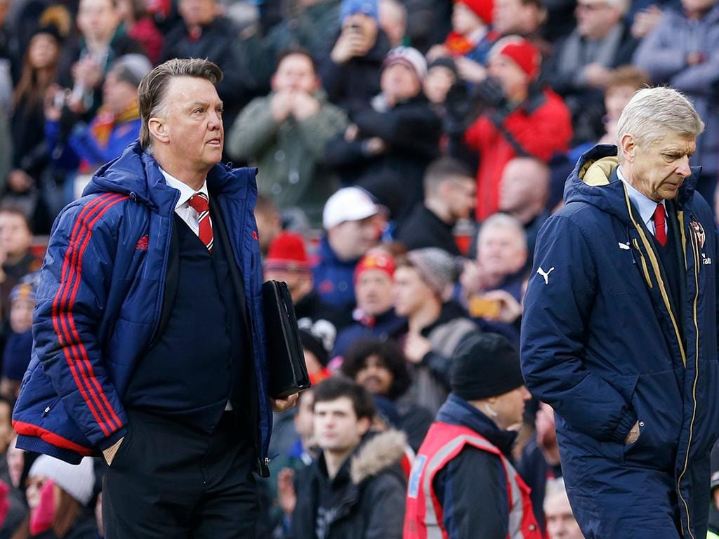 Van Gaal, Manchester United-Arsenal (Reuters)