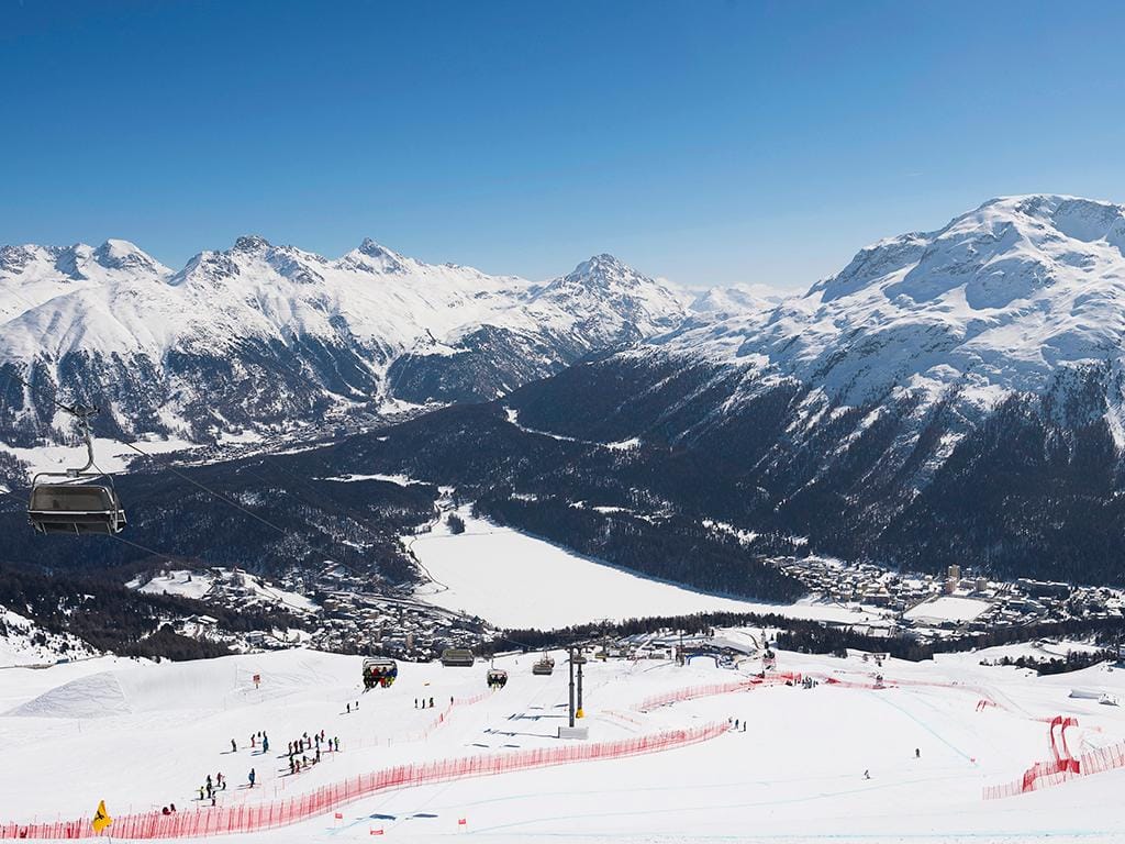 Taça do Mundo de esqui alpino na Suíça (EPA)