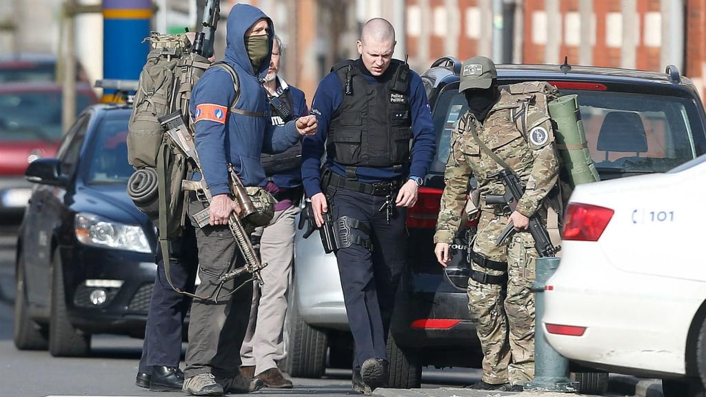 Megaoperação policial, com "caça ao homem", em Bruxelas, após tiroteio durante rusga