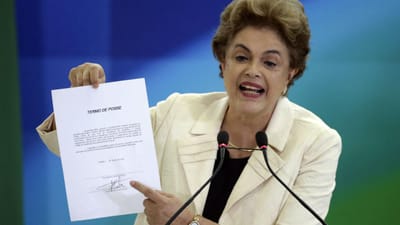 Dilma já foi notificada do início do seu processo de destituição - TVI