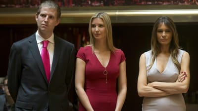 Dois filhos de Donald Trump não vão votar no pai - TVI