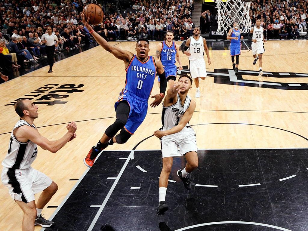 San Antonio Spurs-Oklahoma Thunder (Reuters)