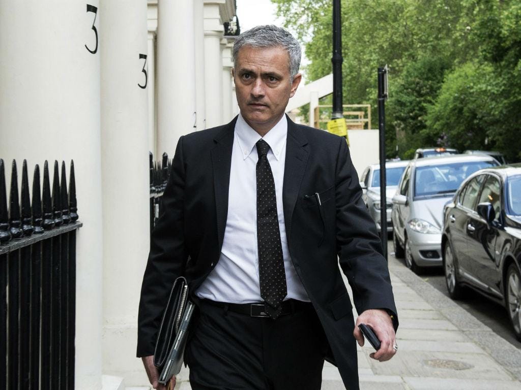 José Mourinho em Londres (Foto EPA)