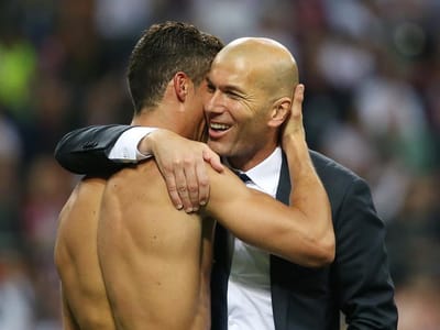 Zidane quer Ronaldo «toda a vida» em Madrid, português «adoraria» - TVI