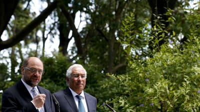 Costa, ao lado de Schulz, insiste que sanções a Portugal seriam "injustas" - TVI